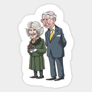 Charles and Camilla Sticker